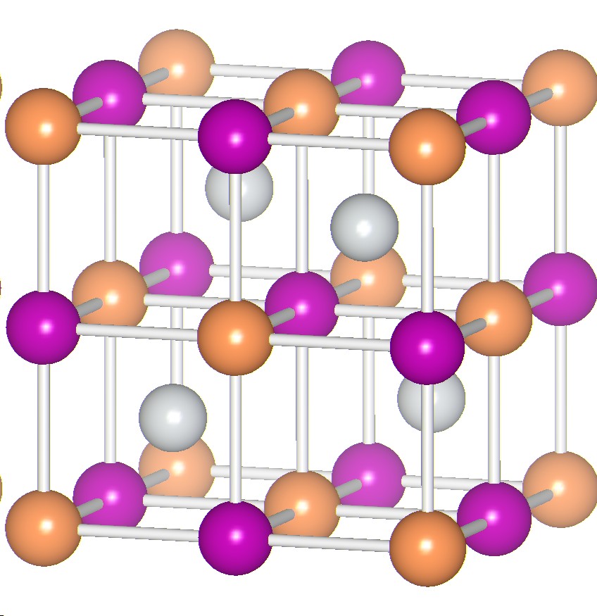 NiMnSbの結晶構造